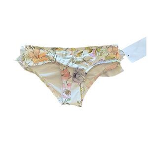 Zimmermann White Floral Everley Frill Bikini Toddler Bottoms 2T